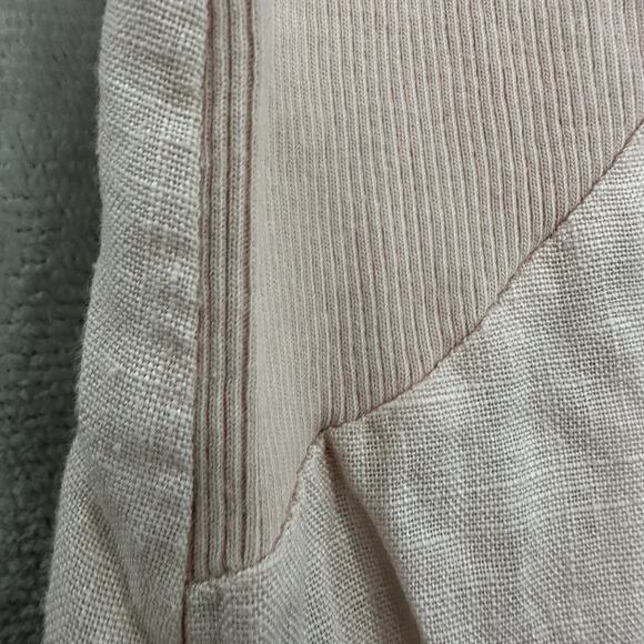 Terzo Millennio Italy Linen Sleeveless Dress Womens Size Small Pale Pink - Picture 8 of 12